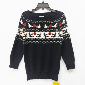 Women's Christmas jacquard sweater