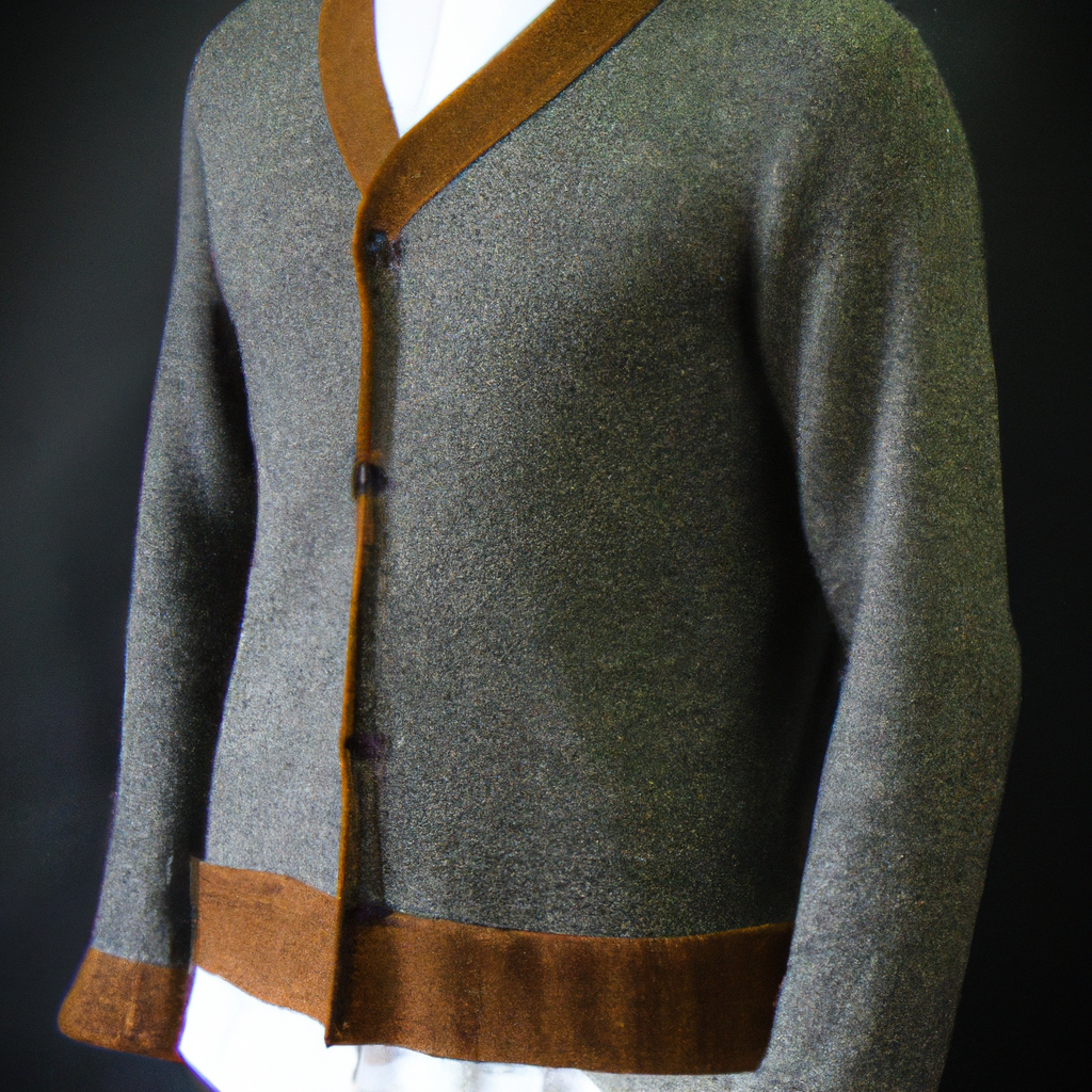 custom knitted cardigan mens