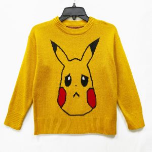 Children's cartoon pattern jacquard sweater