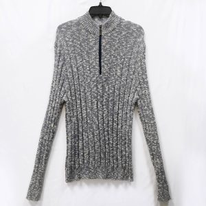 4/1 zippered knitted sweater